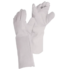 200mm 8'' Apron palm chrome leather welding gloves