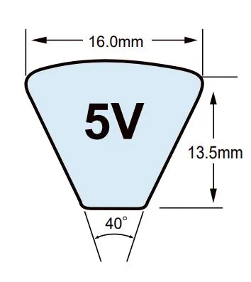 5V1900 V-Belt - 190.0" Length