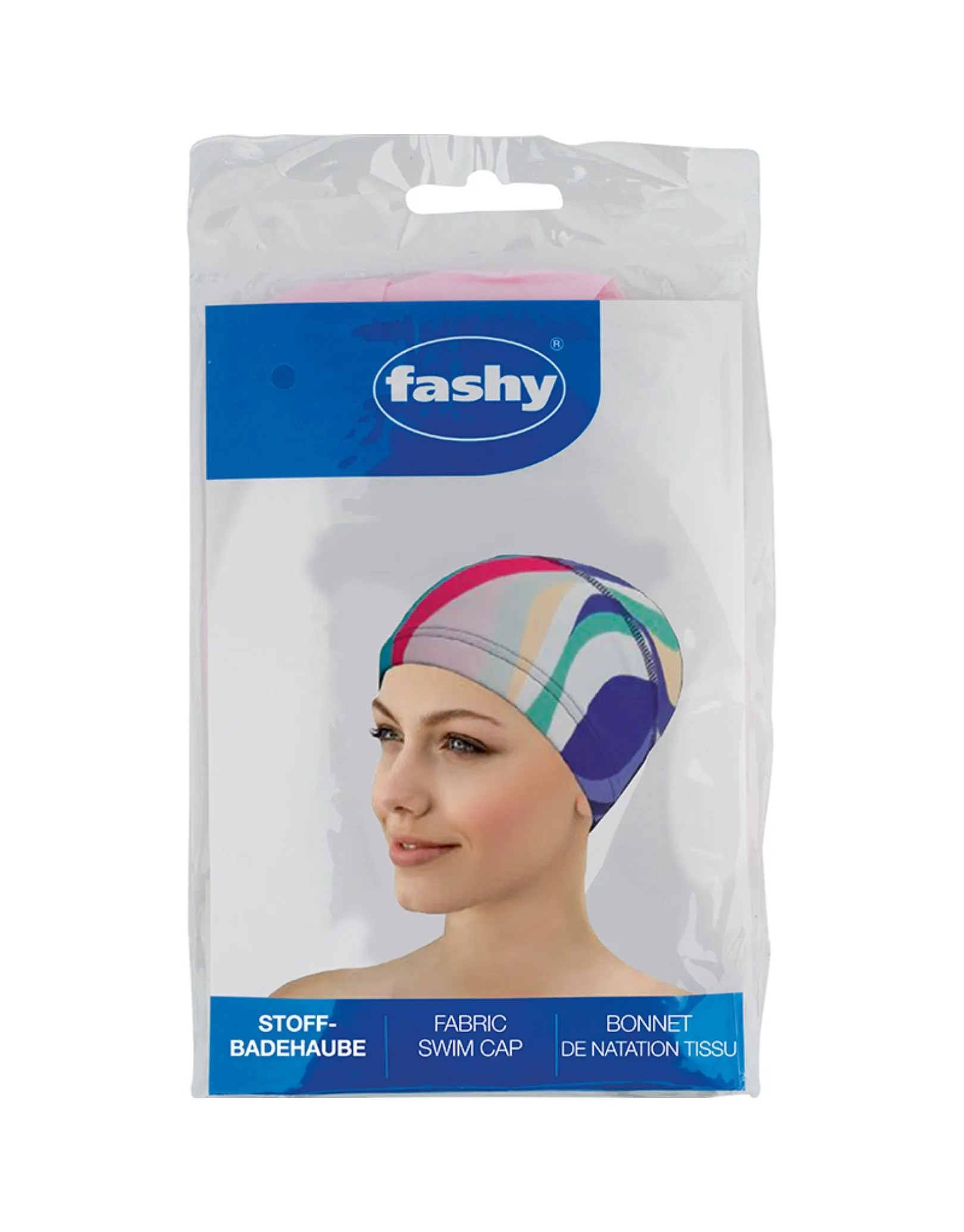 Adult Fabric Swim Cap - Multi-Colour