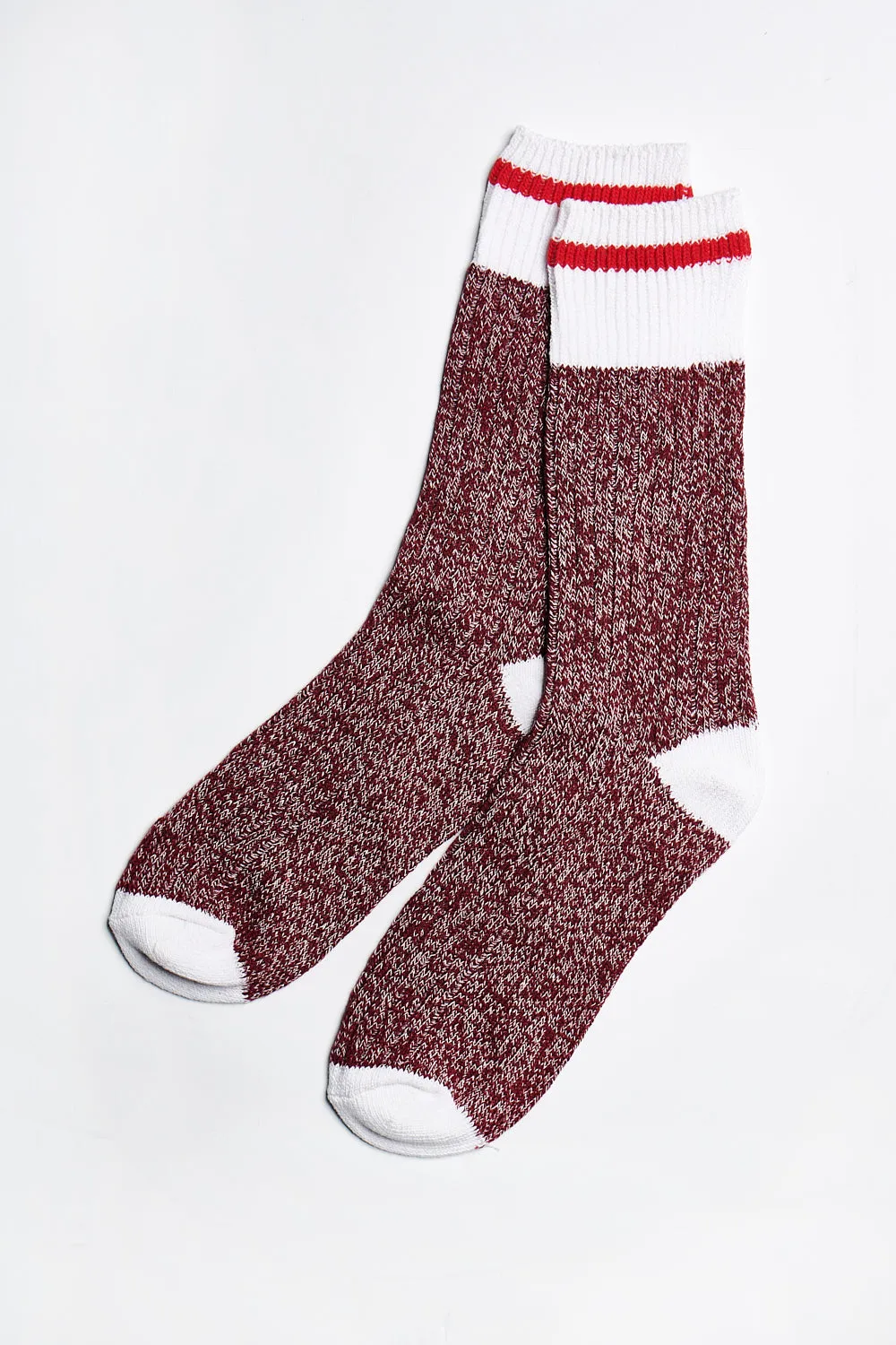 ALAMAE Striped Crew Socks