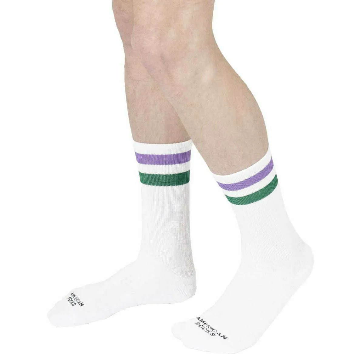 American Socks Joker Mid High Socks - White