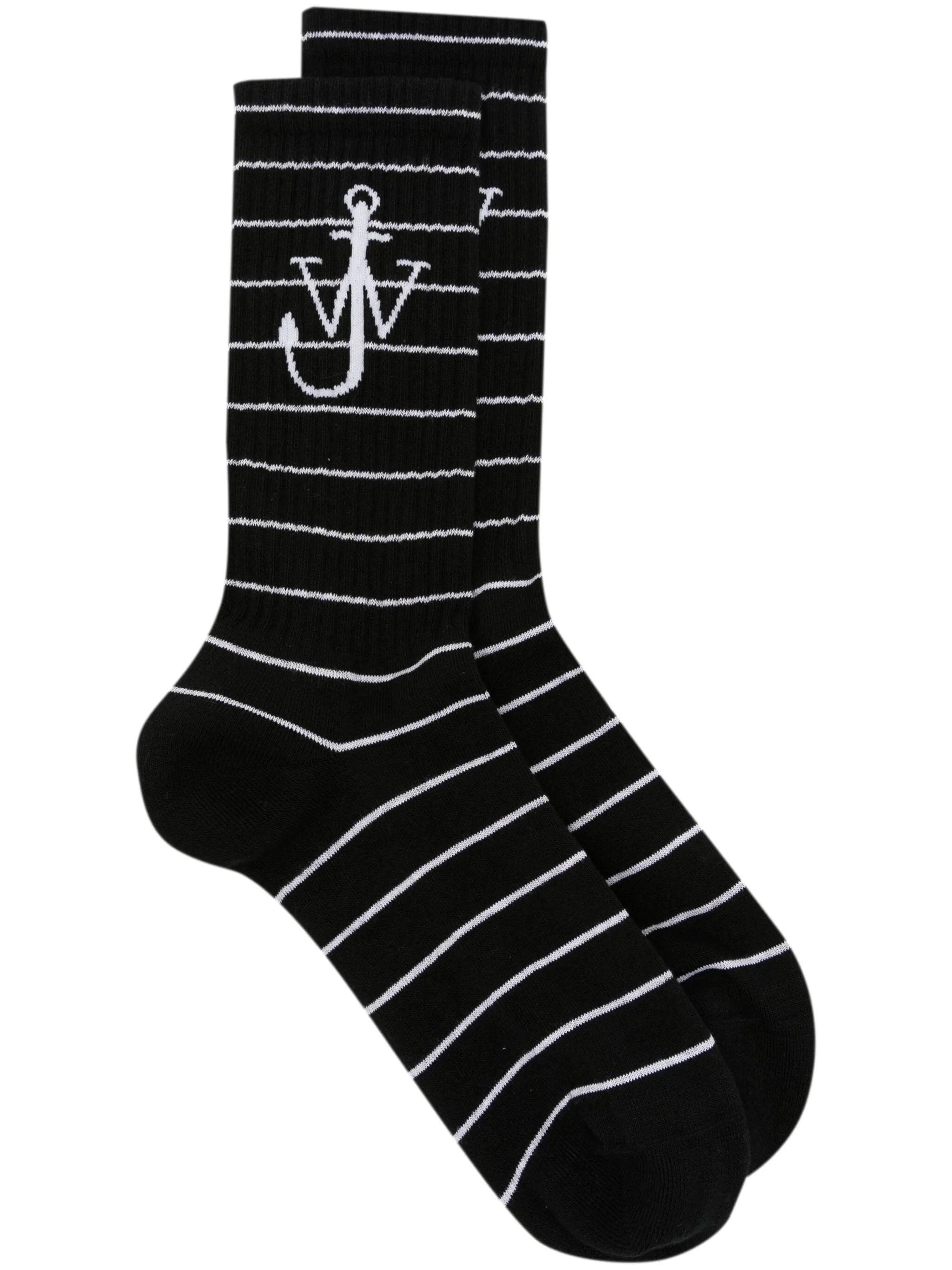 Anchor Striped Socks