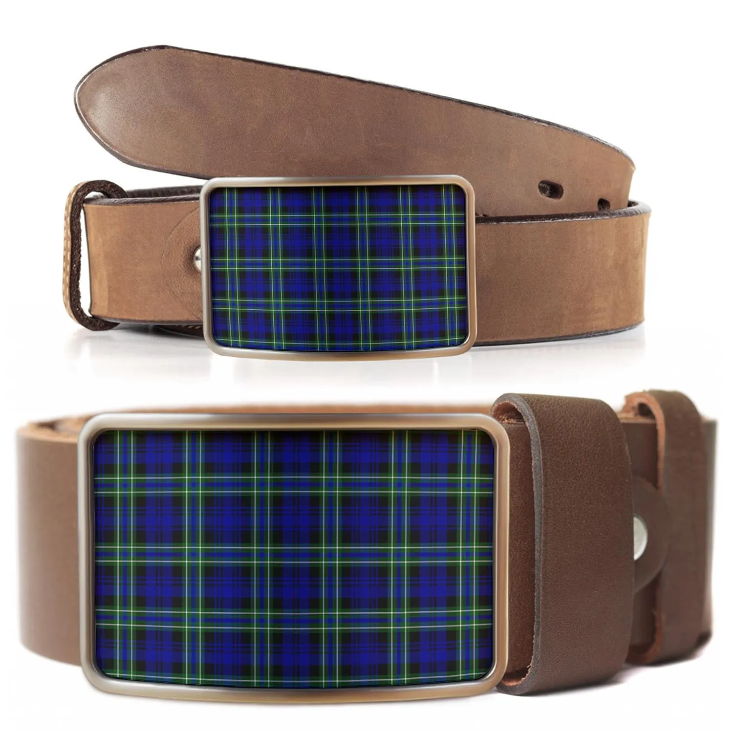 Arbuthnot Modern Tartan Belt Buckles