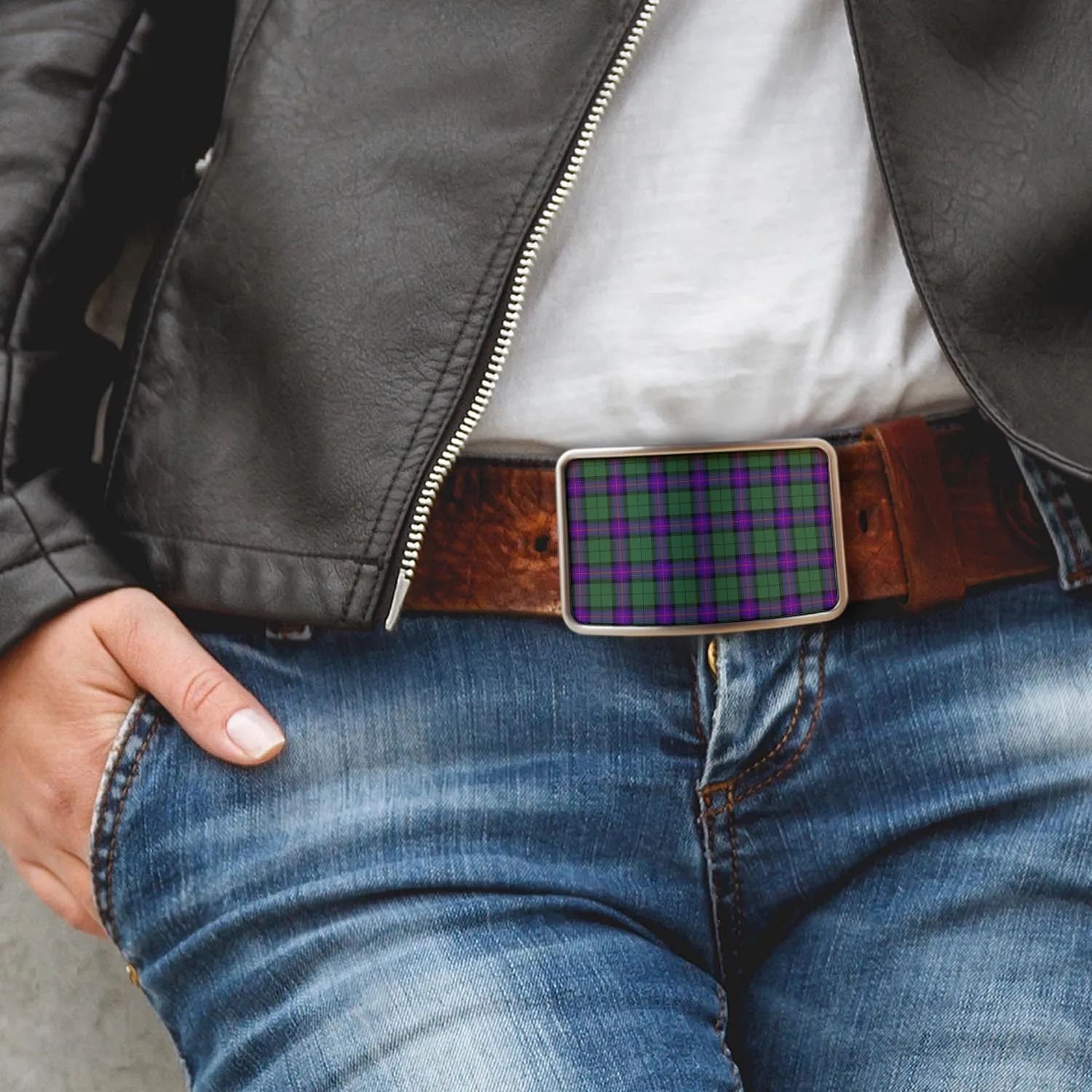 Armstrong Modern Tartan Belt Buckles