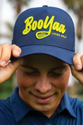 BooYaa Lifestyle Golf Cap - Navy Neon(ish)