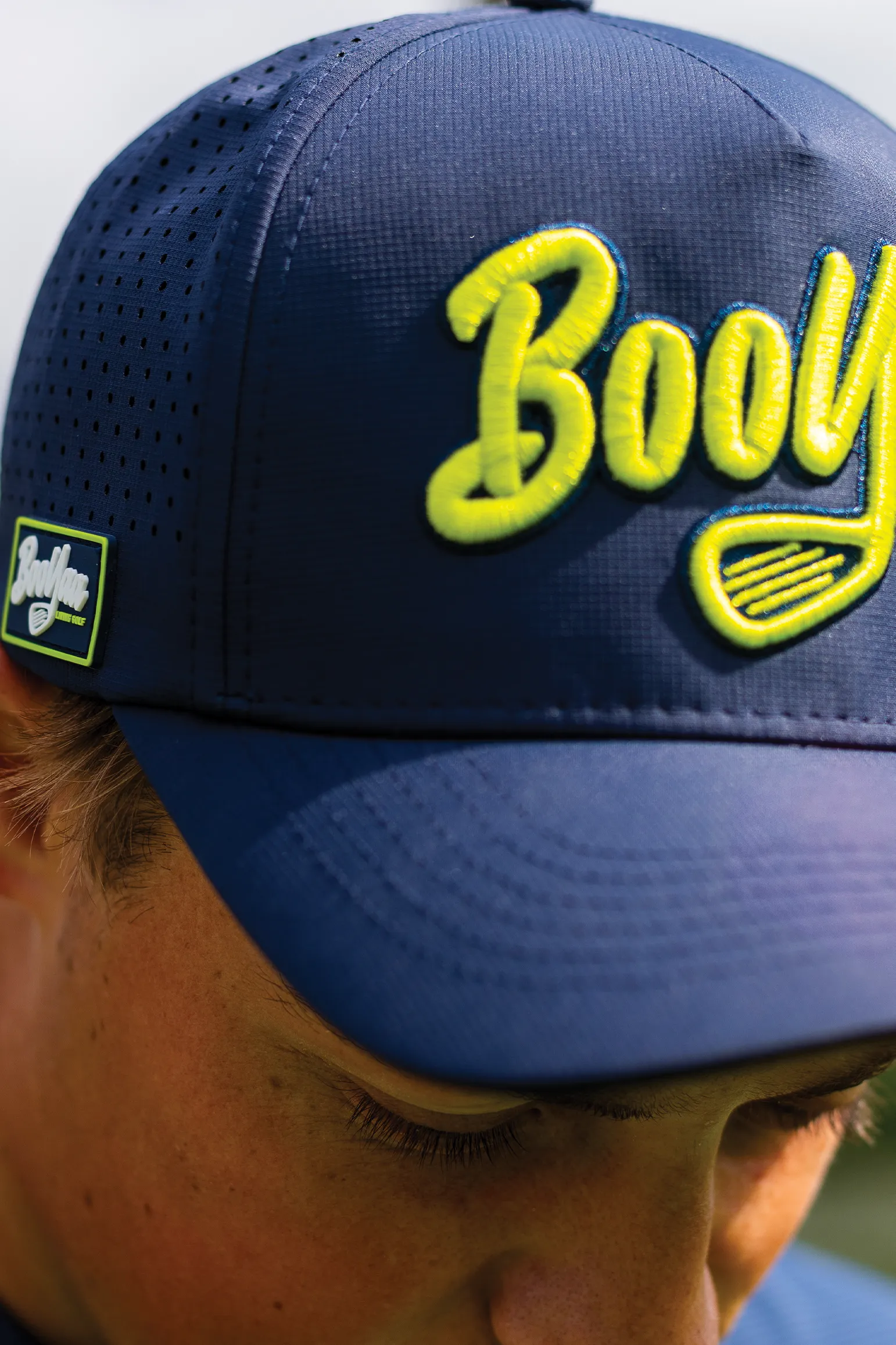 BooYaa Lifestyle Golf Cap - Navy Neon(ish)