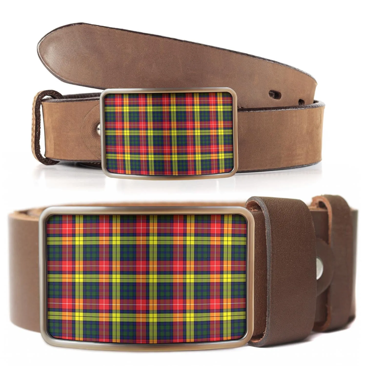 Buchanan Modern Tartan Belt Buckles