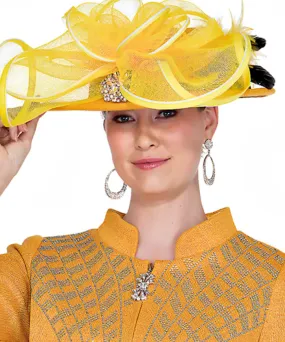 Champagne Italy Church Hat 5968