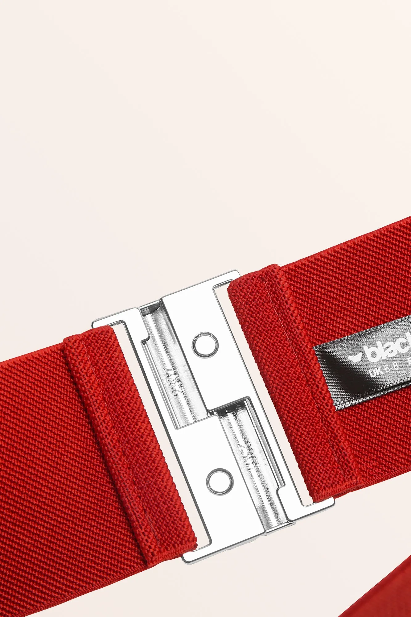 Classic Interlock Dress Belt - Red