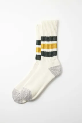 Coarse Ribbed Old School Crew Socks