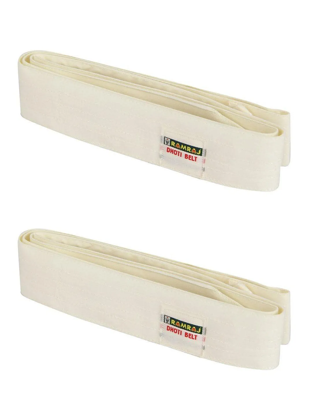 Dhoti Belts Cream Pack of 2