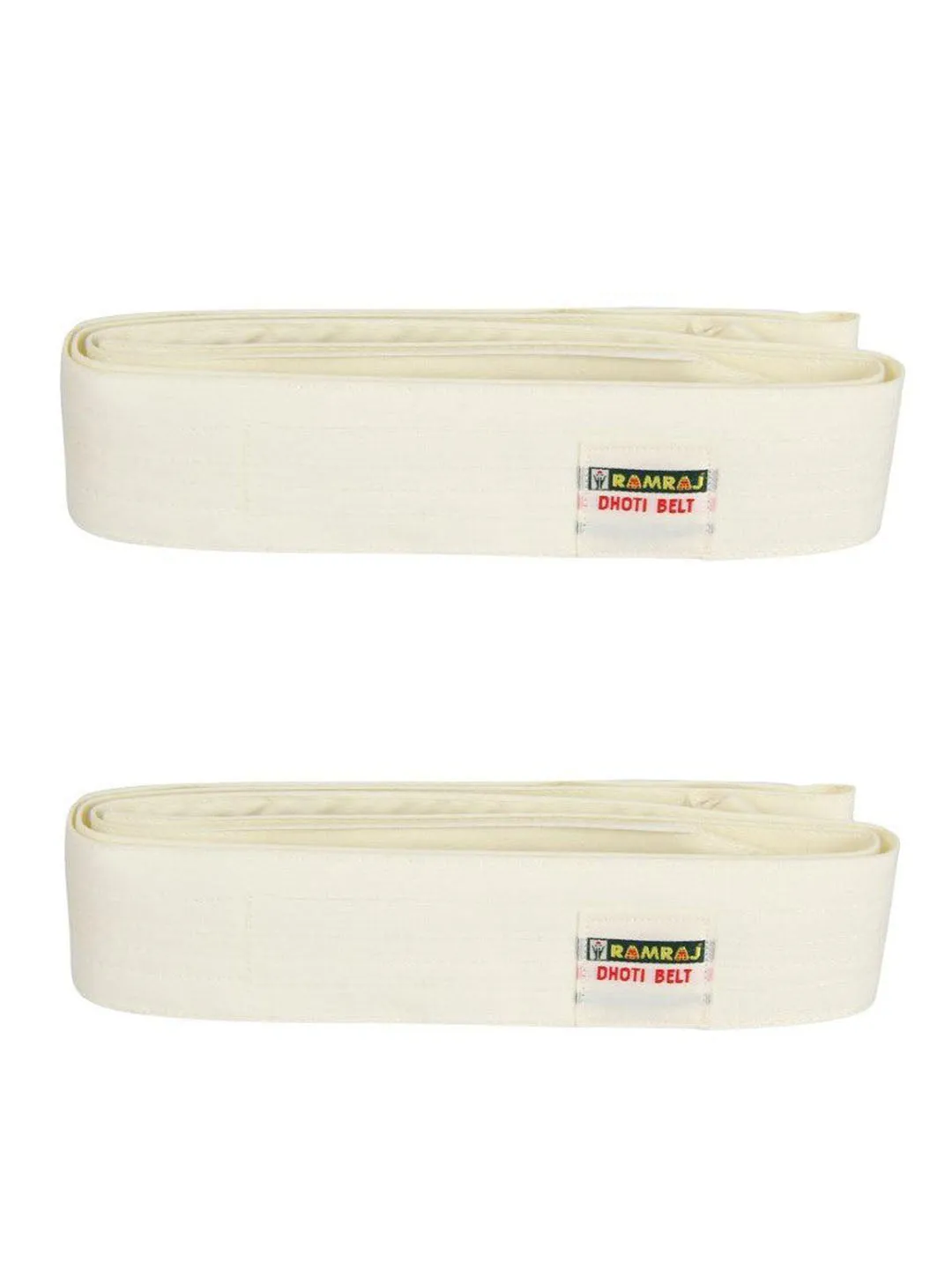 Dhoti Belts Cream Pack of 2