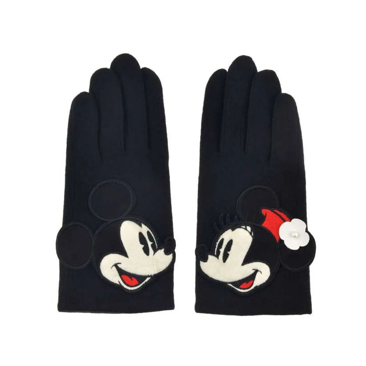 Disney Mickey & Minnie Winter Gloves Black