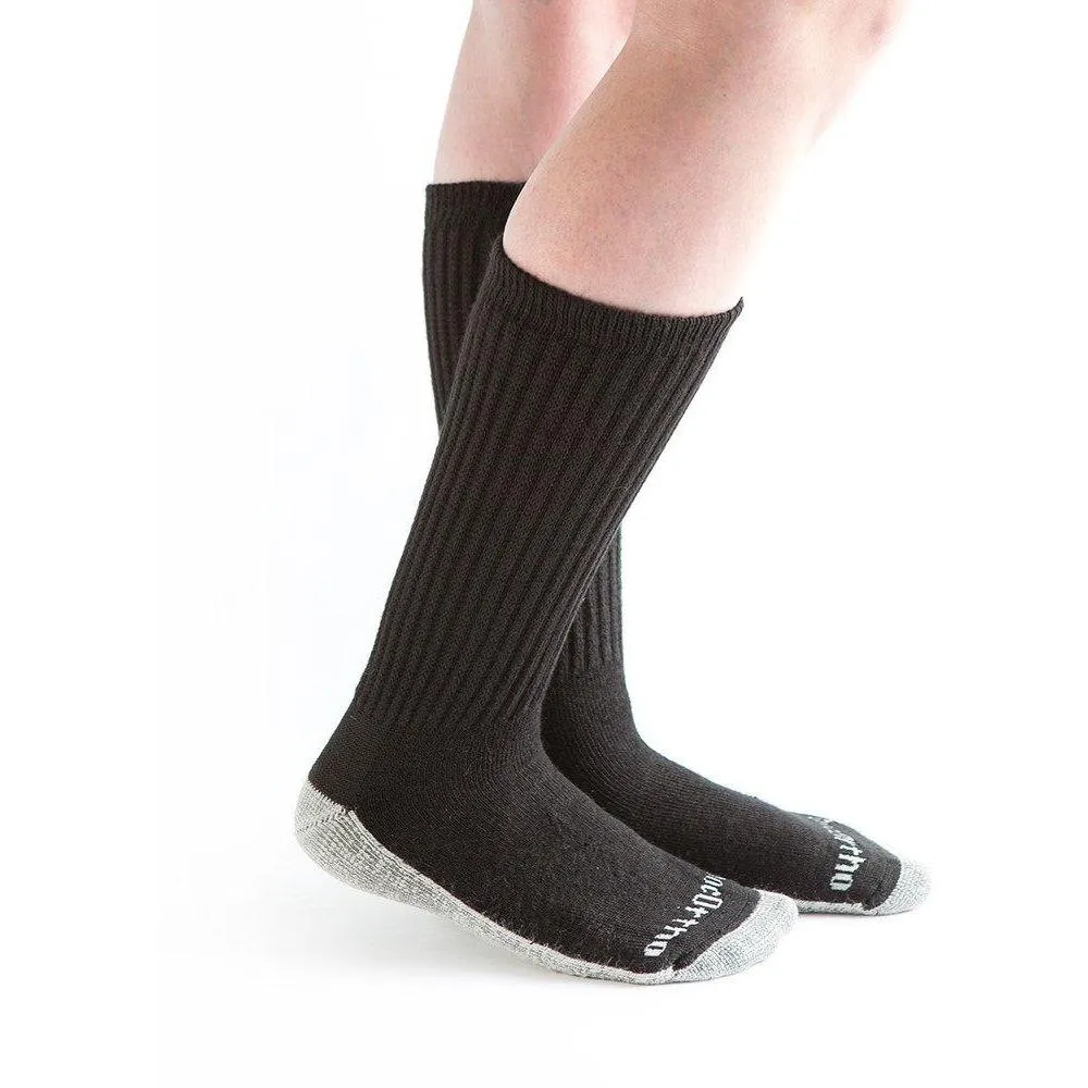 Doc Ortho Ultra Soft Silver Diabetic Crew Socks, 2 Pairs