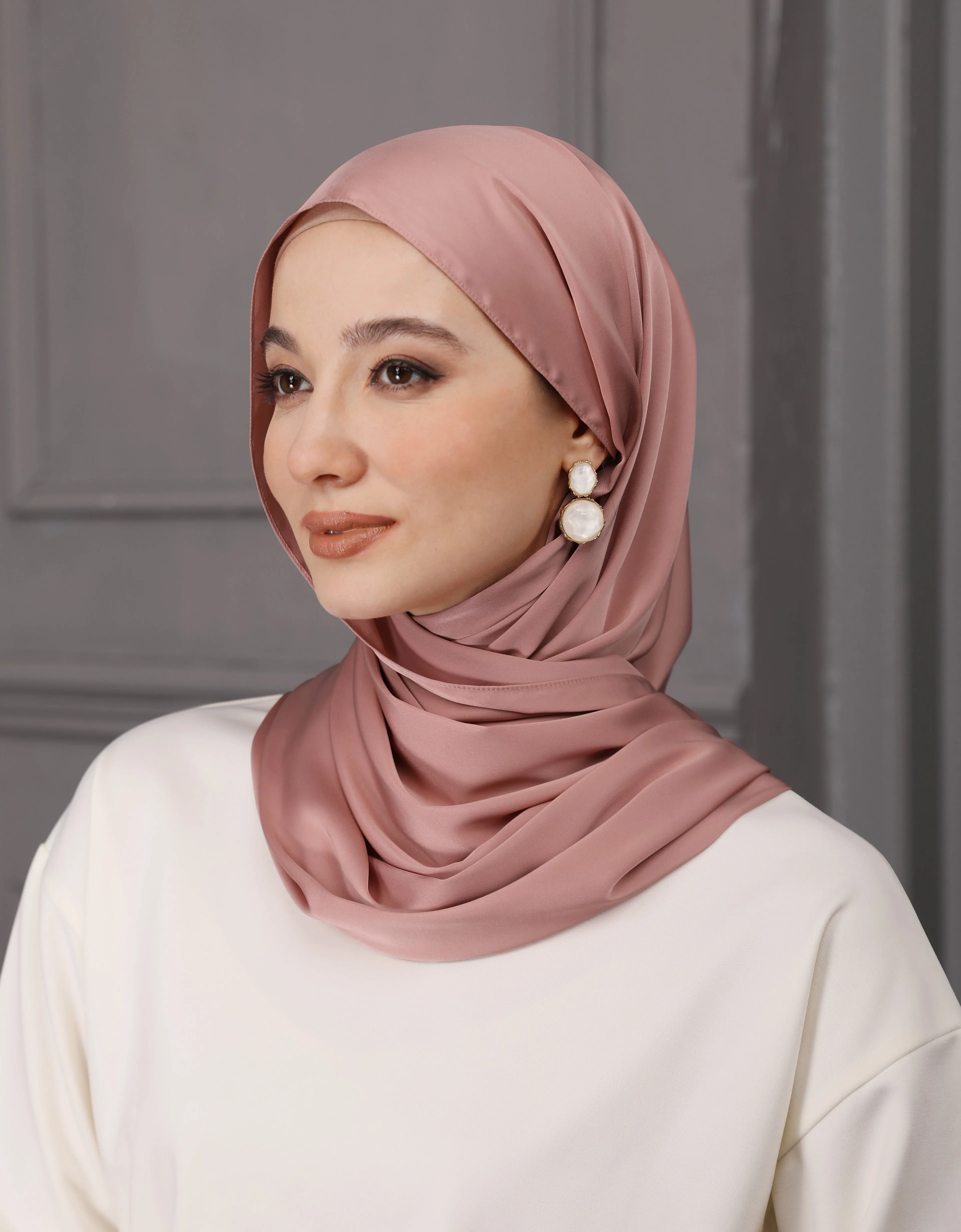 EVELYN SHAWL (PINK NUDE)