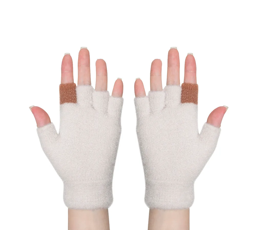 EVERAU® Fingerless Ultra Plush Knit Ewe Gloves