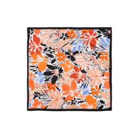 Floral Satin Square Scarf