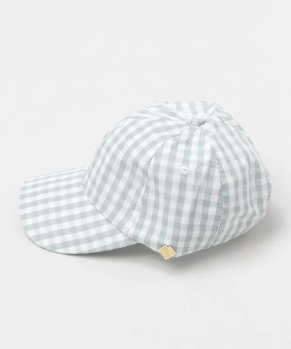 Gingham Check Cap