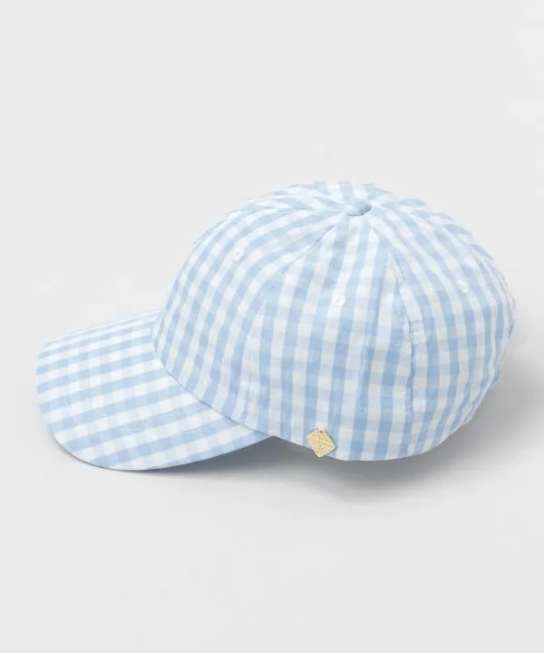 Gingham Check Cap