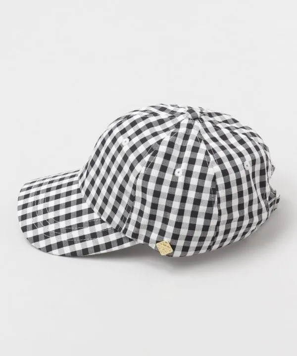 Gingham Check Cap