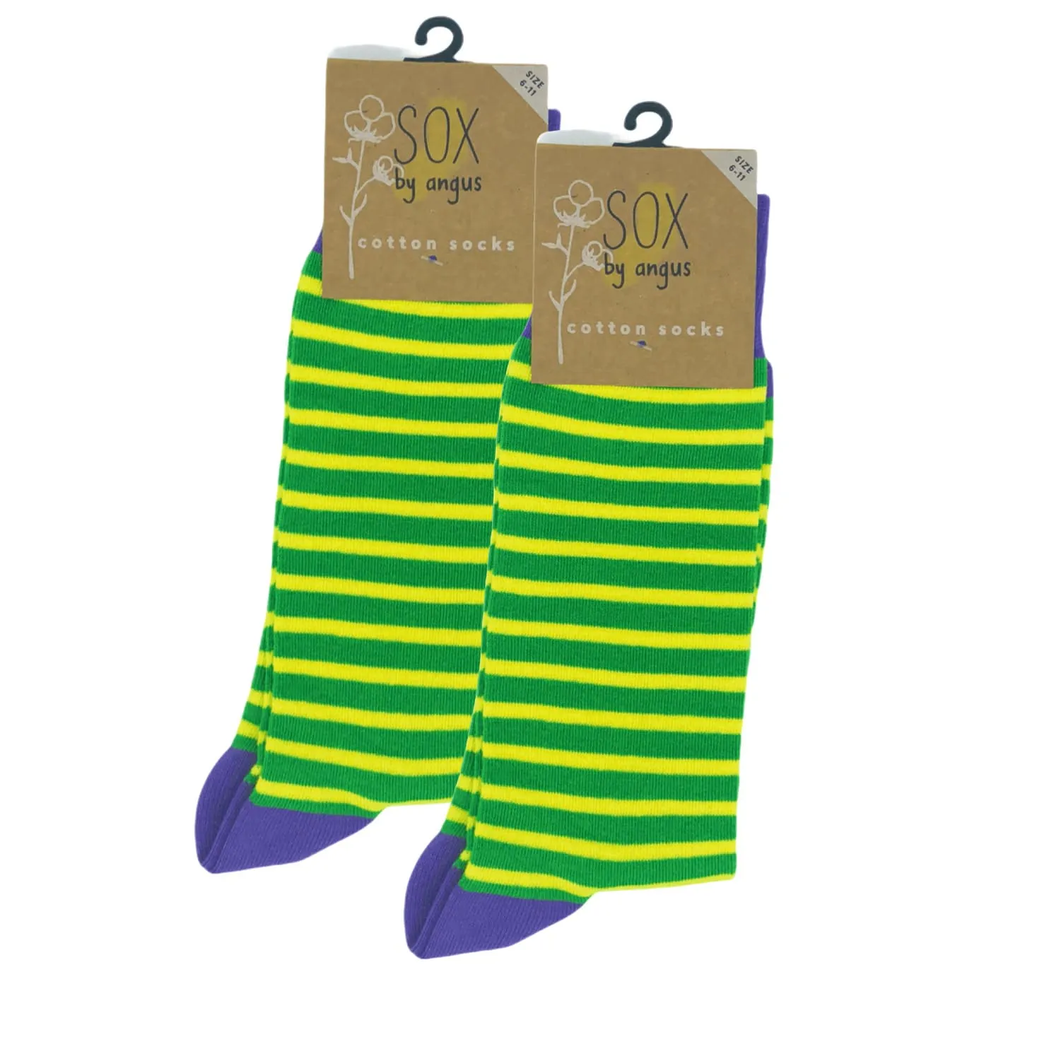 Green Stripes Socks