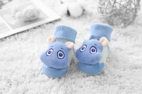 Hippo Baby Rattle Socks