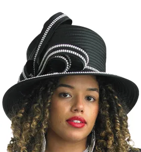 Lily and Taylor Hat H108-Black