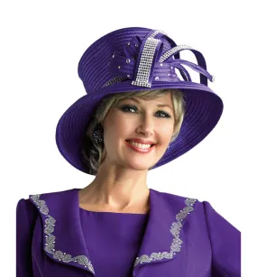 Lily and Taylor Hat H109-Purple