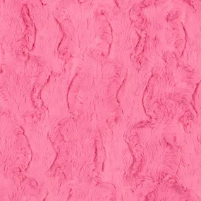 Luxe Cuddle® - Glacier Hot Pink Minky Yardage