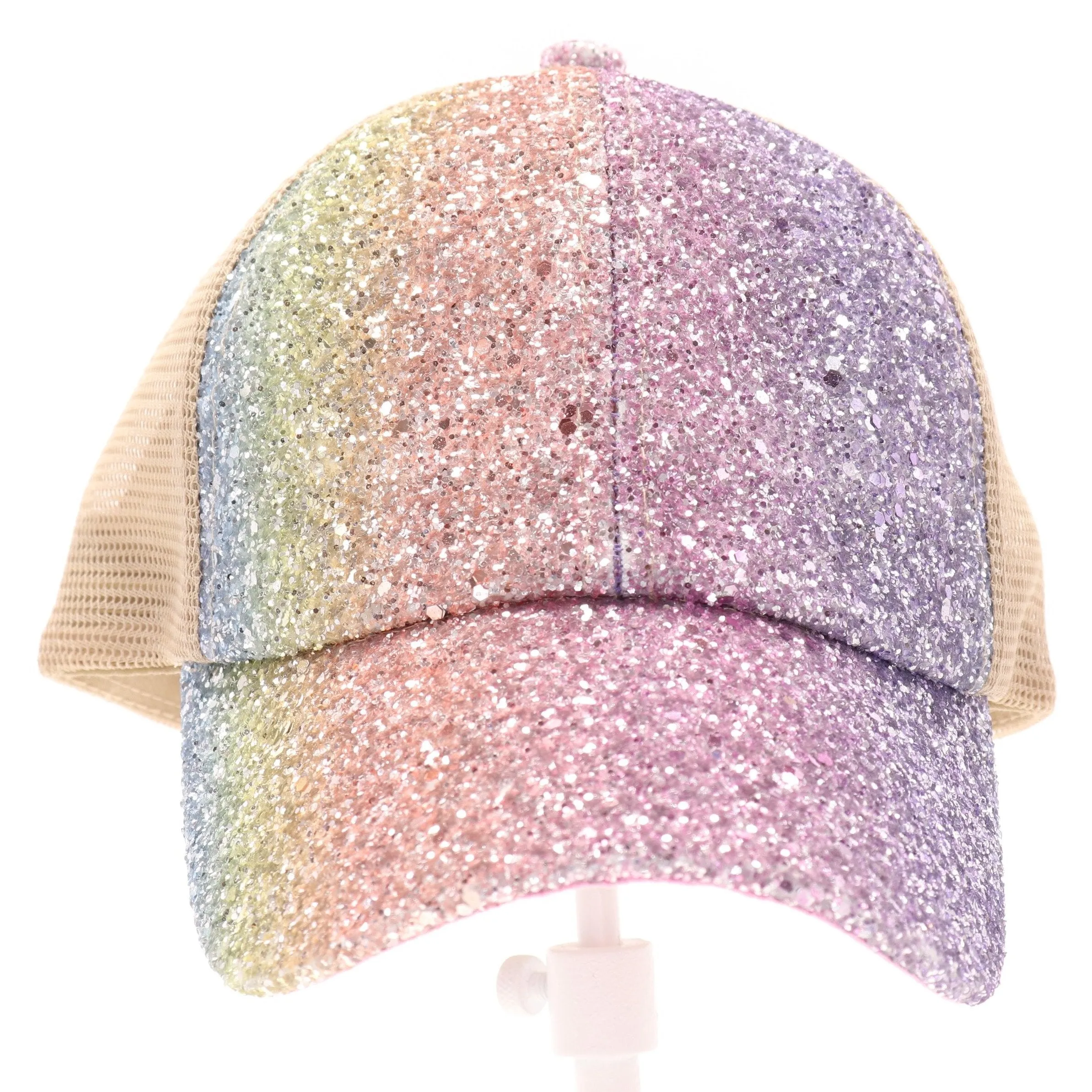 Mermaid Glitter Ball Cap