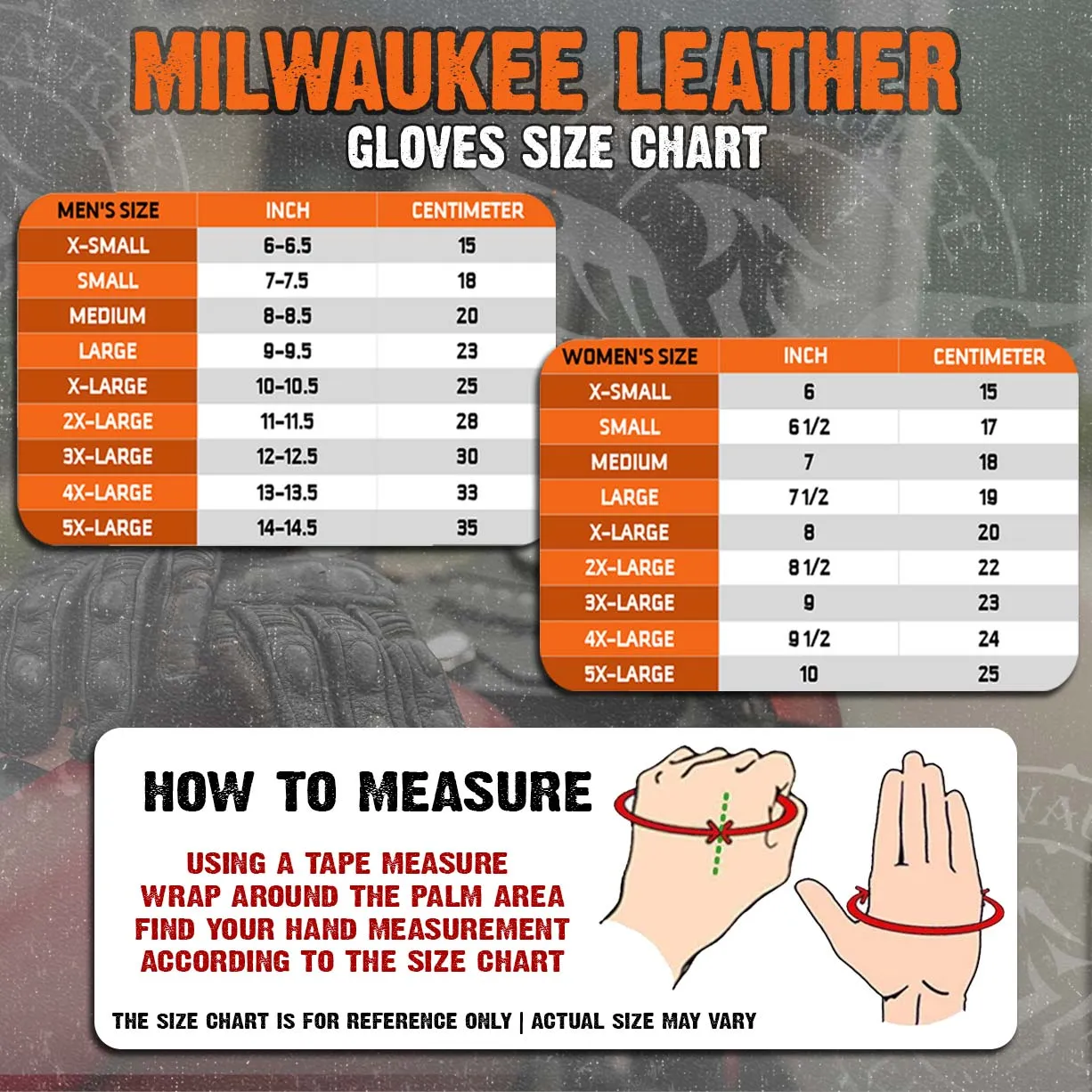 Milwaukee Leather MG7761 Women's Saddle Leather Gel Palm Fingerless Motorcycle Hand Gloves W/ Stylish ‘Wrist Detailing’