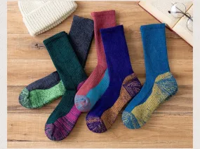 Miss June’s| Men’s socks | 1 Pair Wool blended socks|winter| Warm | Soft | High quality| Gift idea | Thanksgiving |Christmas| Cozy |Skiing