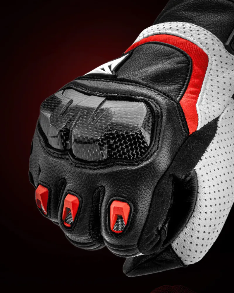 Motorcycle Riding Genuine Leather Breathable Gloves