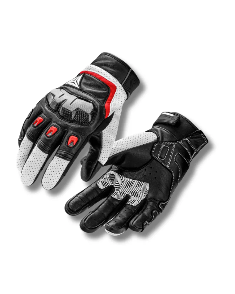 Motorcycle Riding Genuine Leather Breathable Gloves