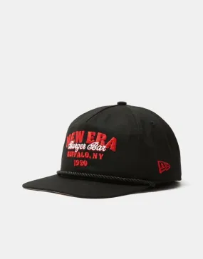 New Era Graphic Golfer Snapback Cap - Black