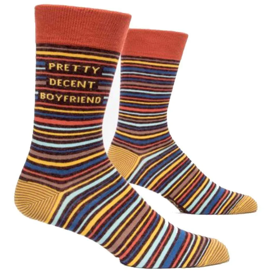 Pretty Decent Boyfriend Men's Crew Sock