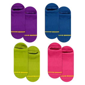 REPREVE® Winter Berry No Show Socks 4-Pack