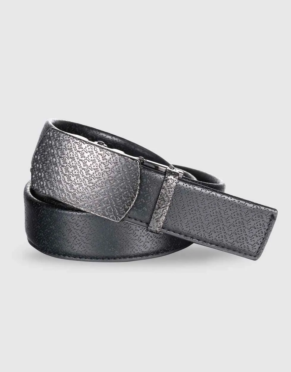 Shadowed Metallic Premium Rachet Belt