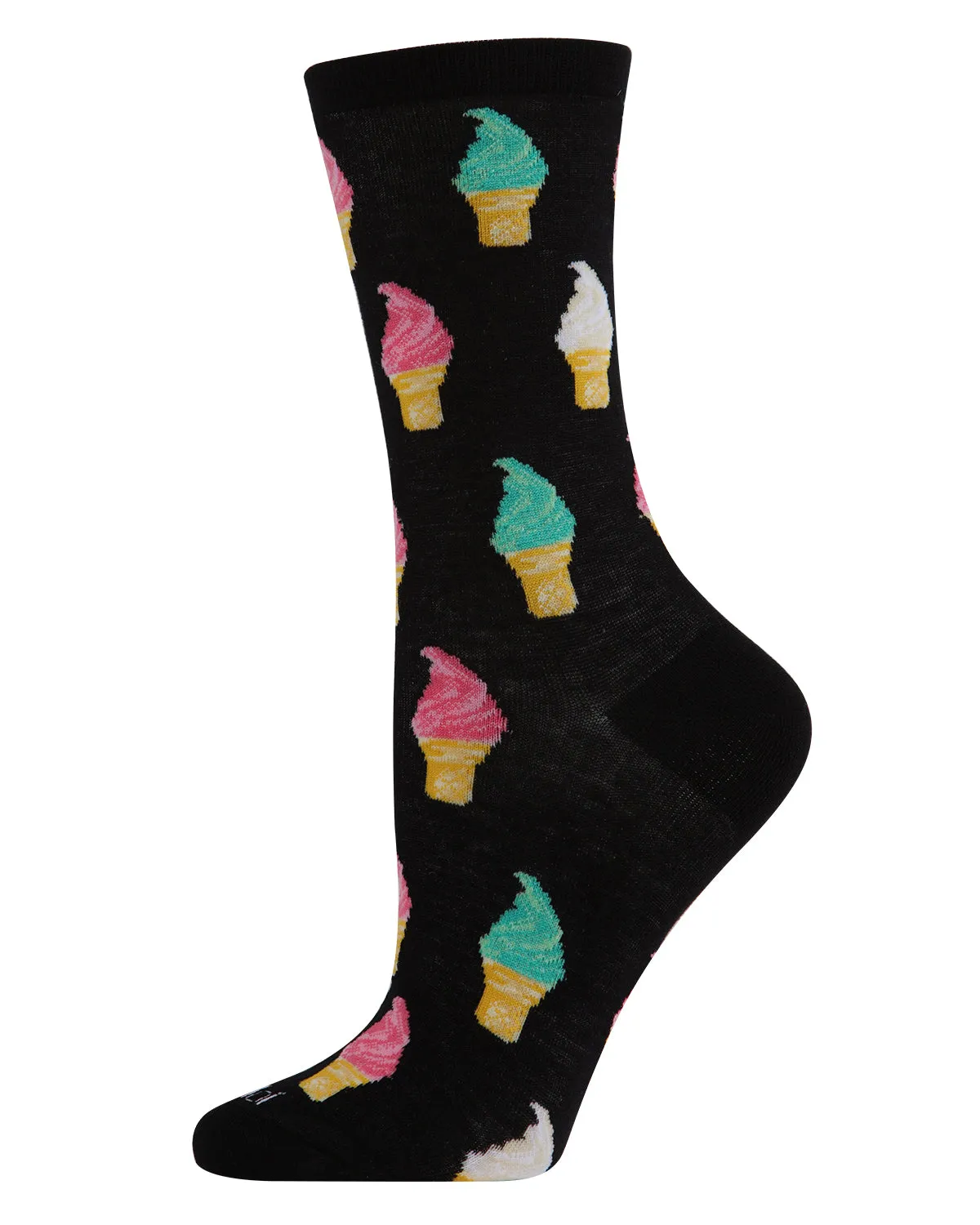 Soft Serve Cones Bamboo Blend Crew Socks