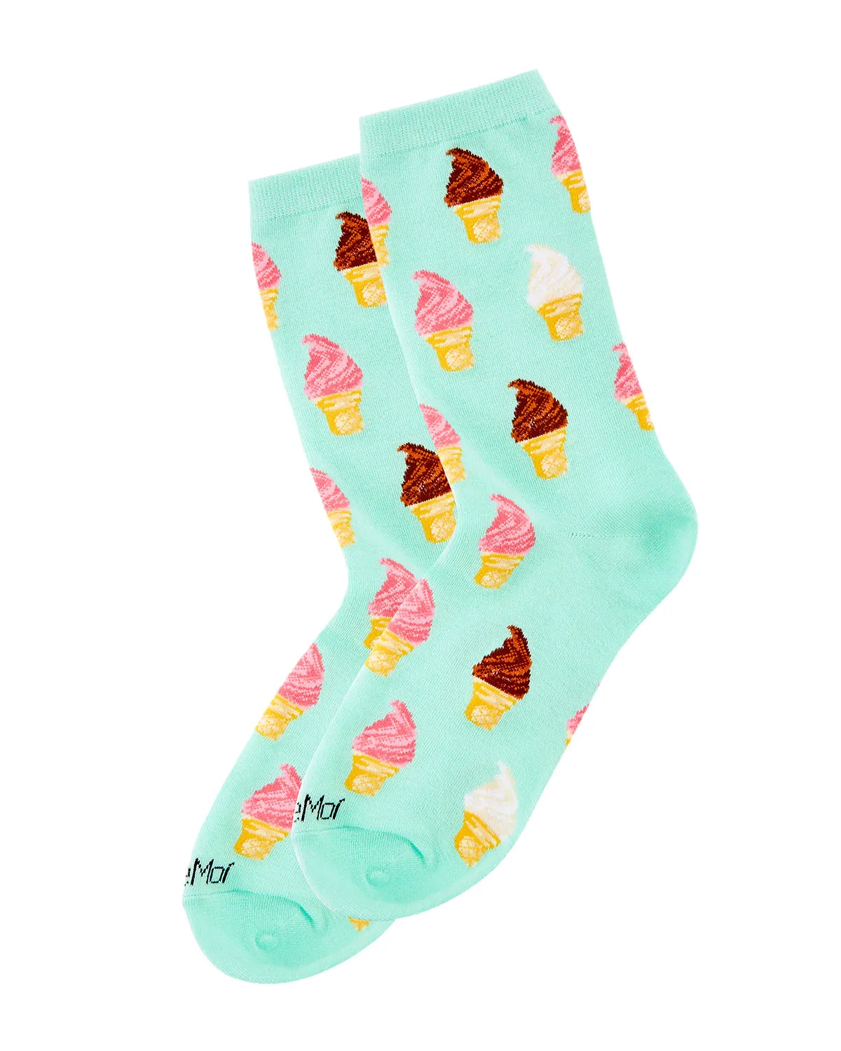 Soft Serve Cones Bamboo Blend Crew Socks