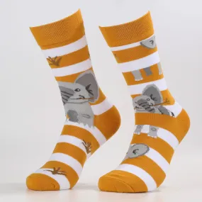 Striped Elephant Socks