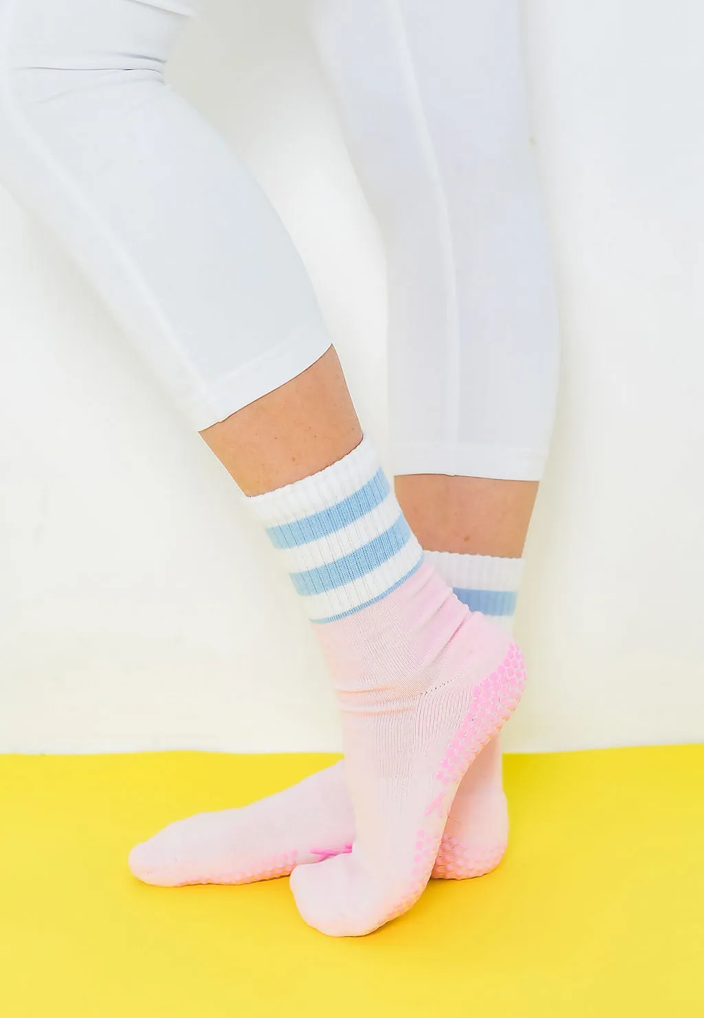 Stripey Crew Grippy Sock