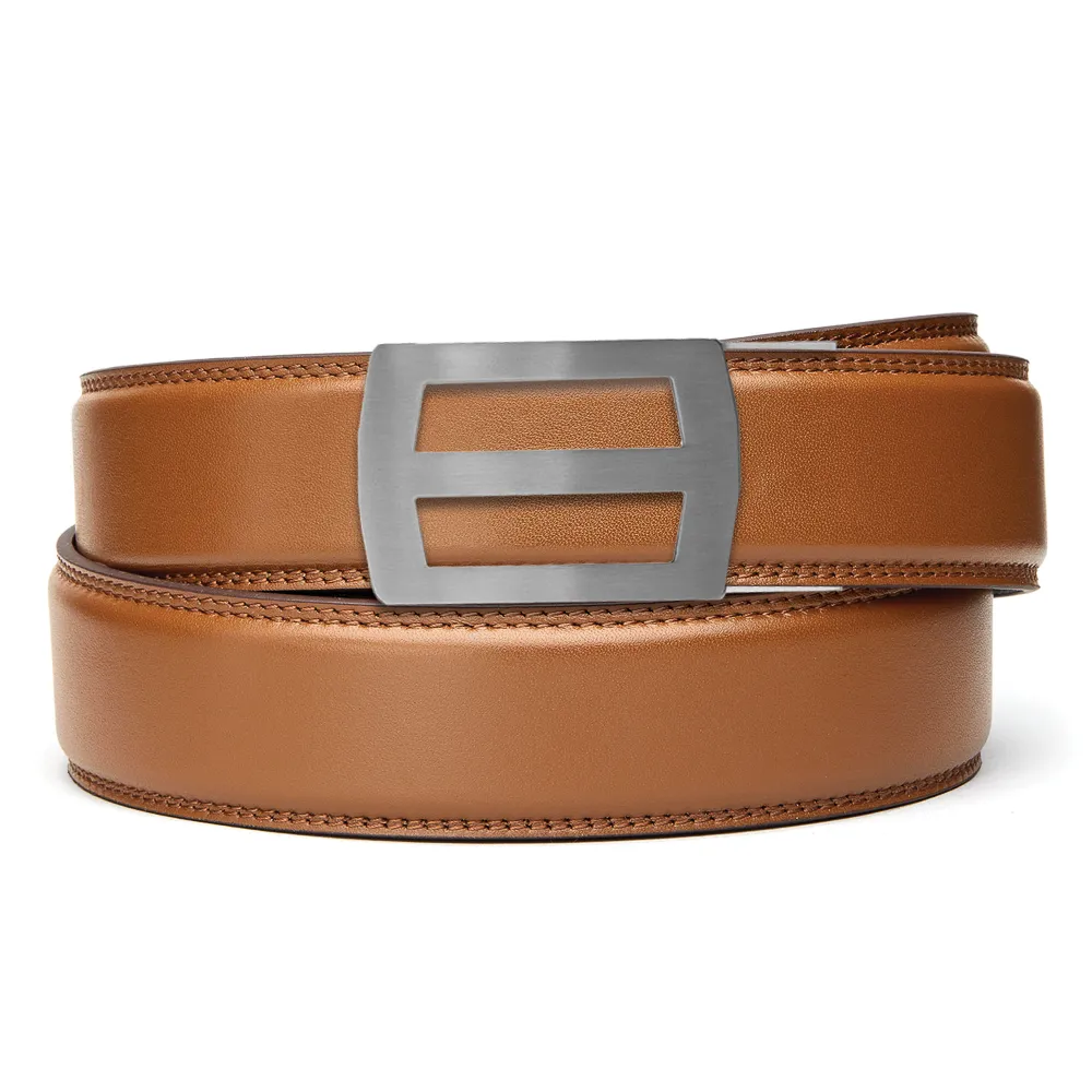 TITAN BUCKLE | CLASSIC LEATHER BELT 1.37"