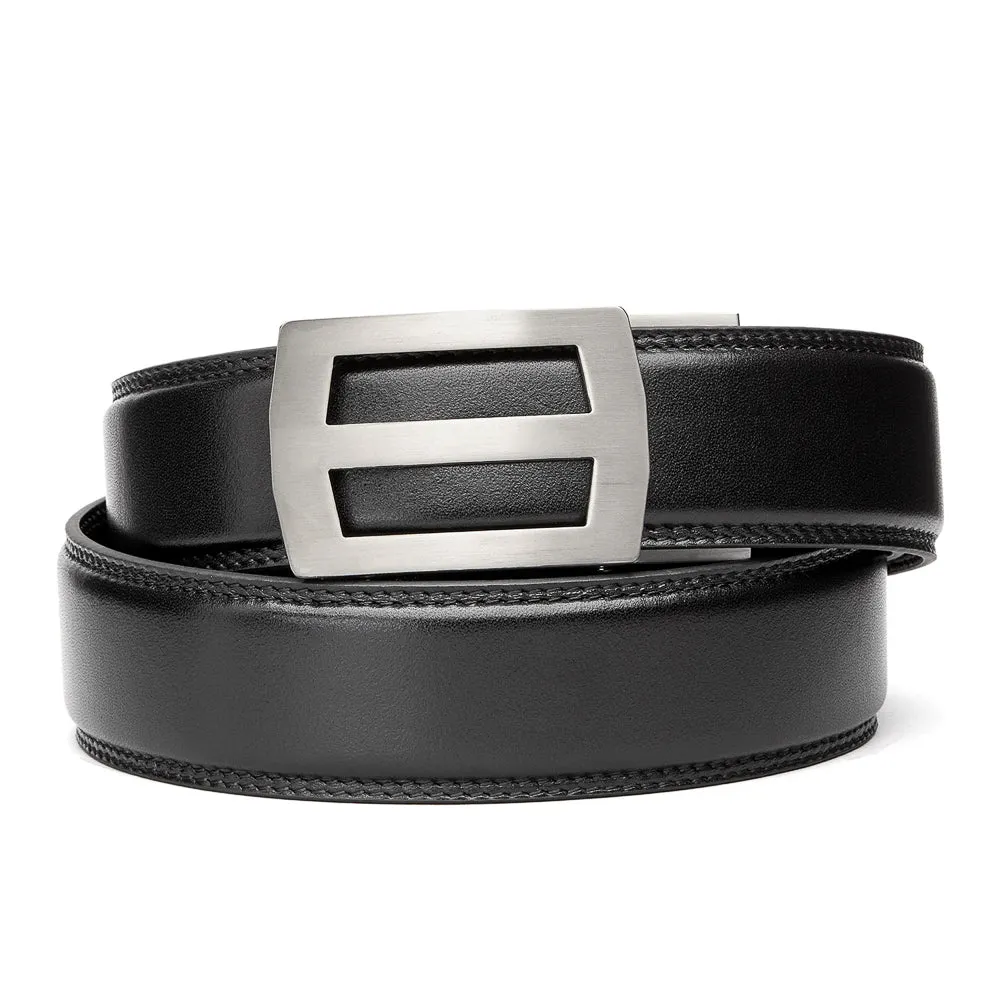 TITAN BUCKLE | CLASSIC LEATHER BELT 1.37"