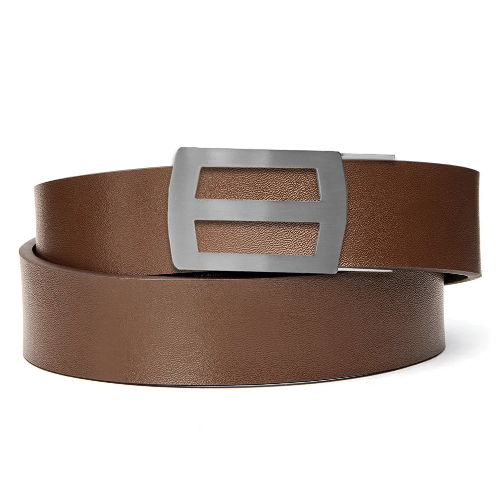 TITAN BUCKLE | CLASSIC LEATHER BELT 1.37"