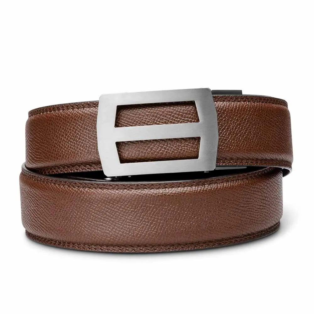 TITAN BUCKLE | CLASSIC LEATHER BELT 1.37"