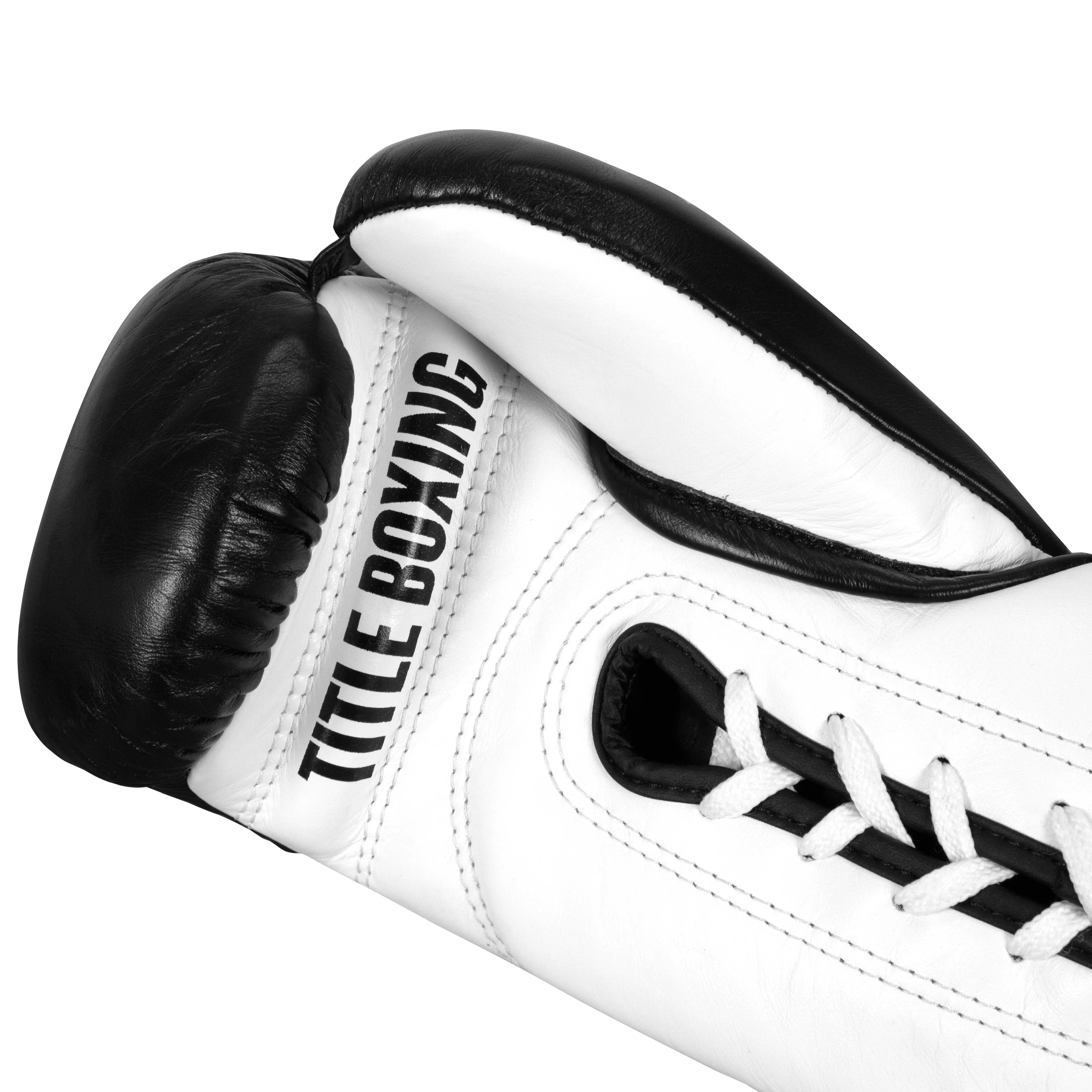 TITLE Boxing Leather Pro Fight Gloves