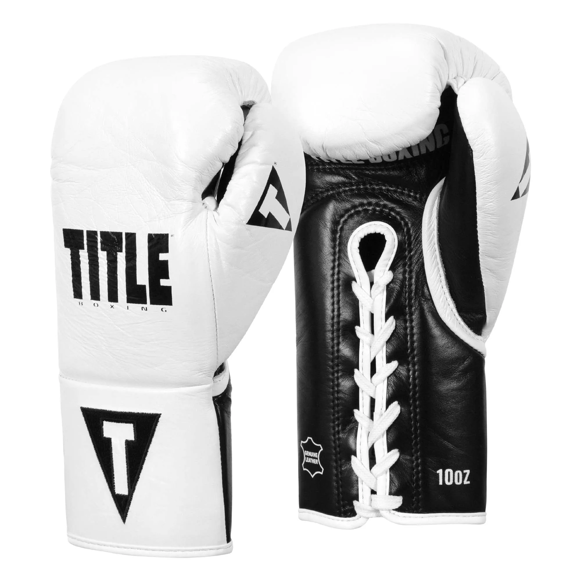 TITLE Boxing Leather Pro Fight Gloves