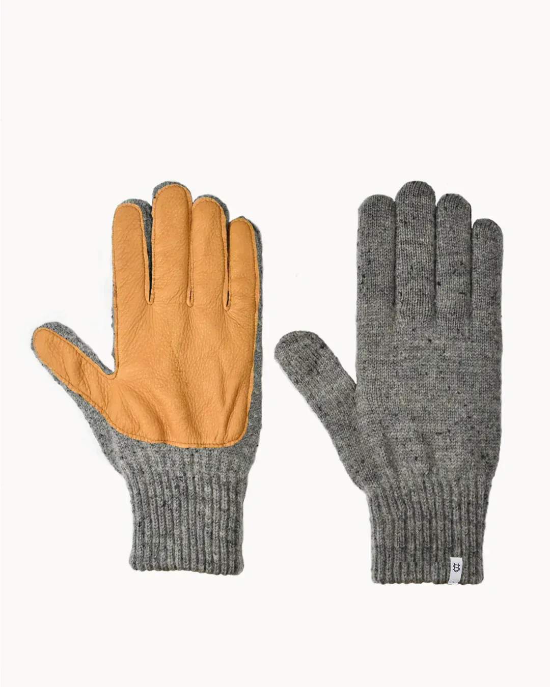 Upstate Stock Ragg Wool Gloves with Deerskin