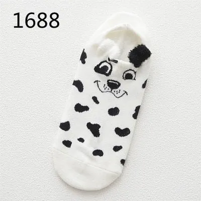 VenusFox Women Casual Soft Animal Cotton Summer Short Socks Boat Socks